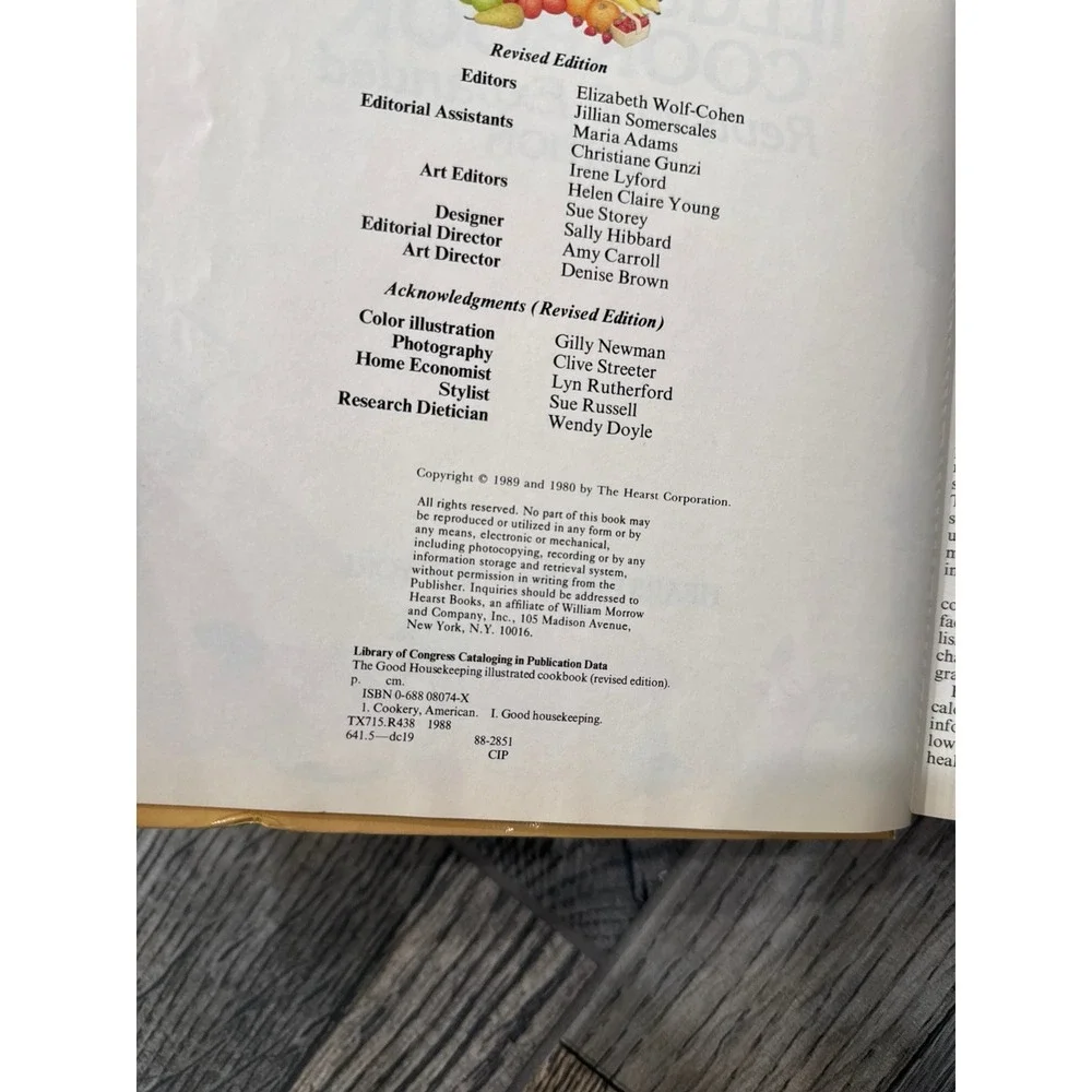 The‎ Good Housekeeping Illistrated Cookbook 1989 edition